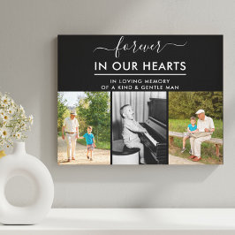För alltid i våra hjärtan: Loving Memory 3 Photo B Canvastryck
