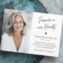 För alltid i våra hjärtan, tack för begravningssym