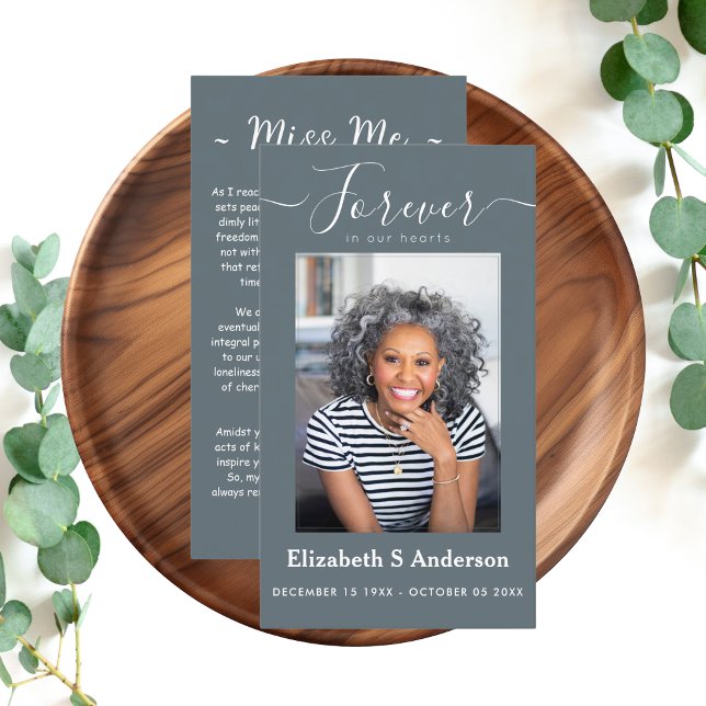 För alltid i våra hjärtan.. visitkort (Skapare uppladdad)