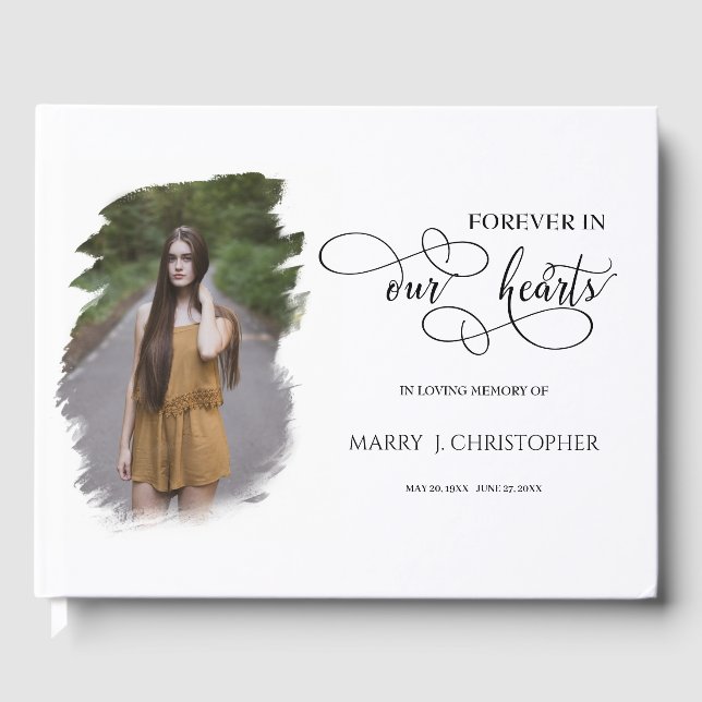 För alltid i våra hörningar, minneshögtalare, begr gästböcker (Framsida)