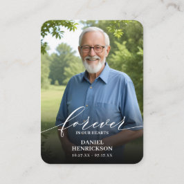 För alltid i vårt fotopapperkort visitkort