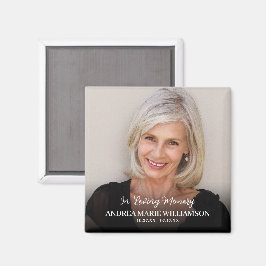 För alltid i vårt Hearts Photo Magnet