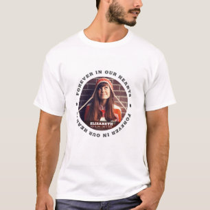 För alltid i vårt hjärtan - Enkel modern Anpass T Shirt