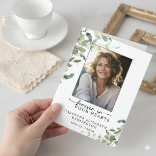 För alltid i vårt hörselkort för begraven bön kort