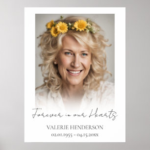 För alltid i vårt minnesfoto för Hearts Poster
