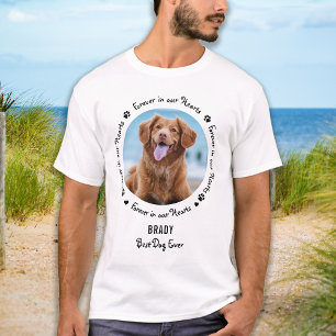 För alltid i vårt minnesfoto för Pet-förlust T Shirt