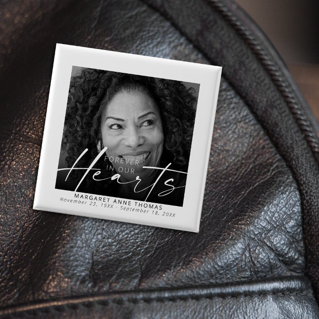 För alltid i vårt minnesfoto knapp (Skapare uppladdad)