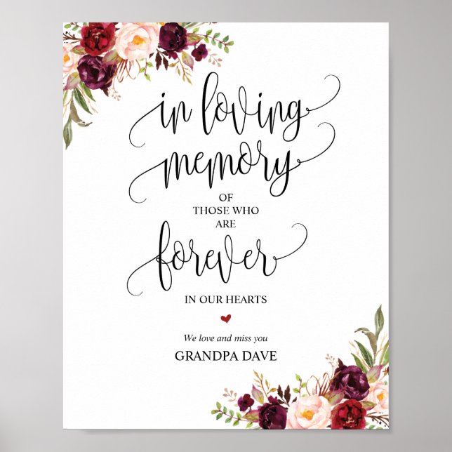 För alltid i vårt minnestecken v3 poster (Framsidan)