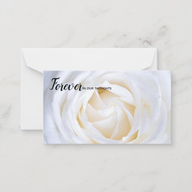 För alltid i vårt strålkort. anteckningskort (Framsida)