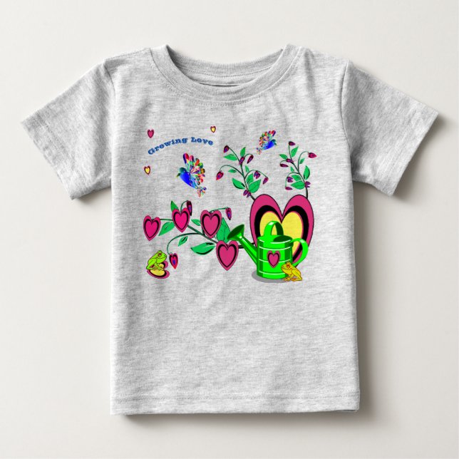  'För alltid' Kärlek -  Baby T-Shirt (Framsida)