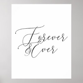 För alltid och aldrig Poster