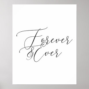 För alltid och aldrig Poster
