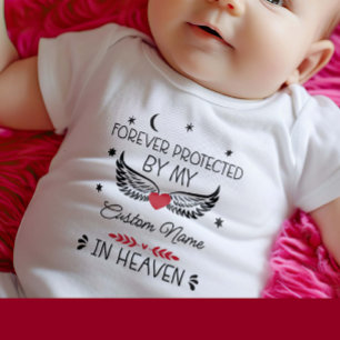 För alltid skyddad av mitt anpassade namn i himlen t shirt