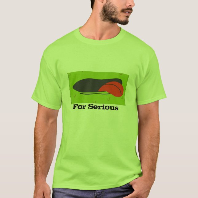 För allvarligt t shirt (Framsida)
