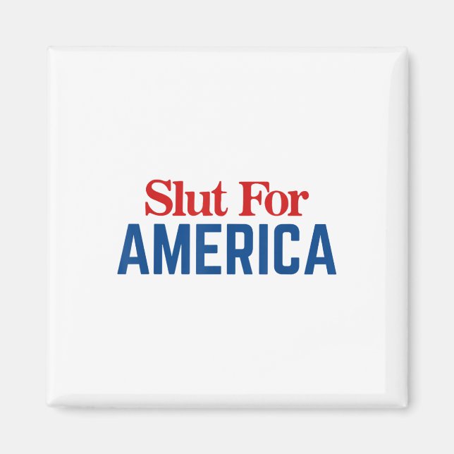 För Amerika 4:e Juli  Magnet (Framsidan)