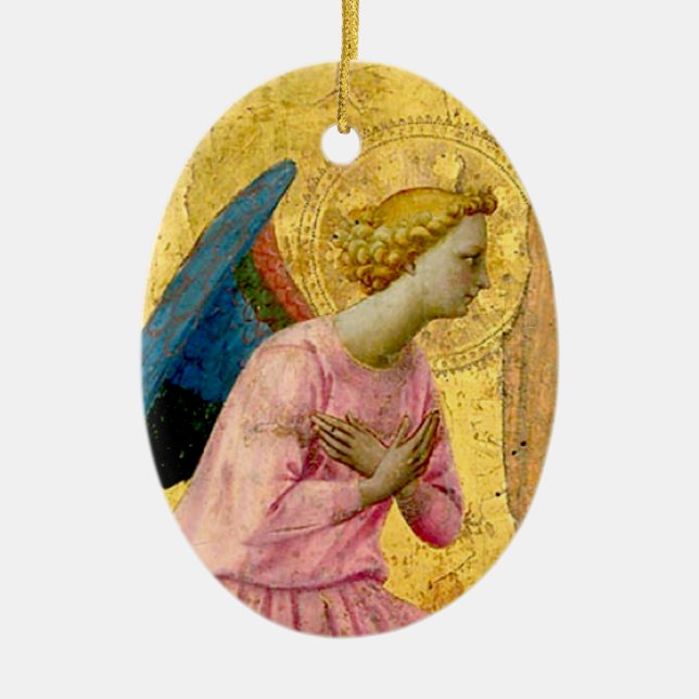 För ängeljul för Fra Angelico prydnad Julgransprydnad Keramik (Framsidan)