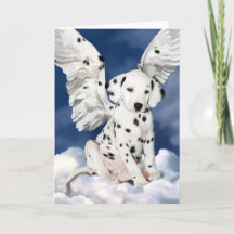 För ängelvalp för kort Dalmatian målning