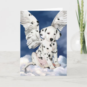 För ängelvalp för kort Dalmatian målning