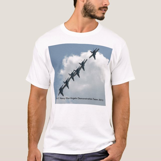 För änglardemonstration för U.S. den marinblåa Tröja (Framsida)