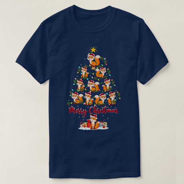 För Animal Lover Julafton Matching Santa Fo Jul T T Shirt (Design framsida)