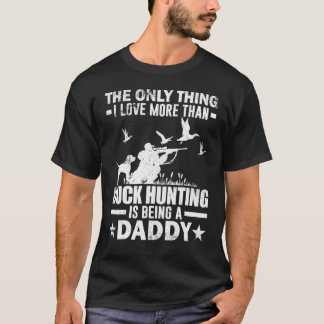 För Anka som jagar Anka med pappa Hund T Shirt