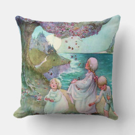 För Anne för barn för sockerplommonträd konst Kudde