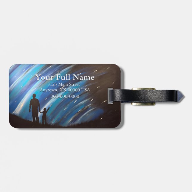  för Anpassadets bagagemärkning Bagagebricka (Baksida Vågrät)