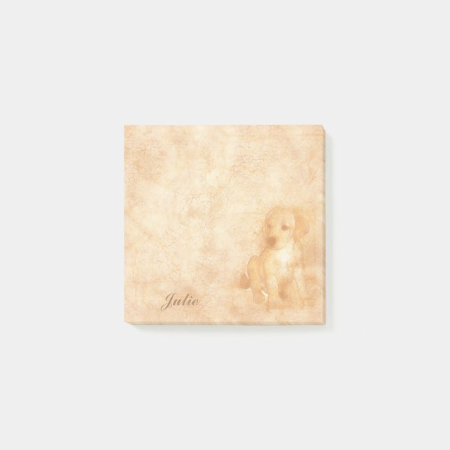 För Anpassningsbarna kärlek om valpar Post-it Block (Framsida)