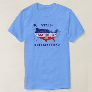 För anslutningAmerika för namn statlig T-tröja T Shirt
