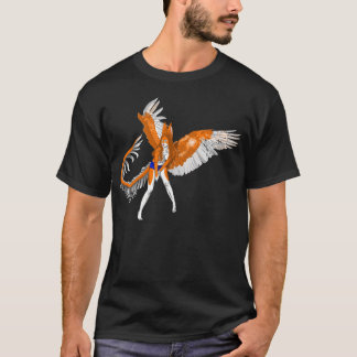 för Anthro för kanin för drake för hårigängelkanin T-shirt