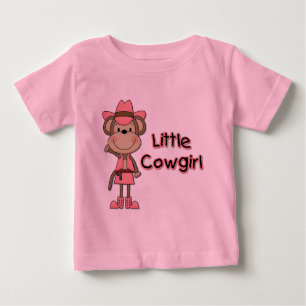 För apa CowgirlTshirts och gåvor lite Tee