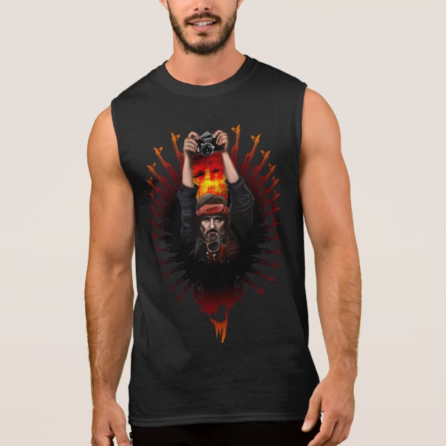 För apokalyps för Dennis nu - T-tröja Hopper Ärmlös Tee (Framsida)