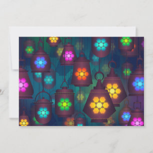 För arab för lyktaparty på nätterna tema inbjudningar