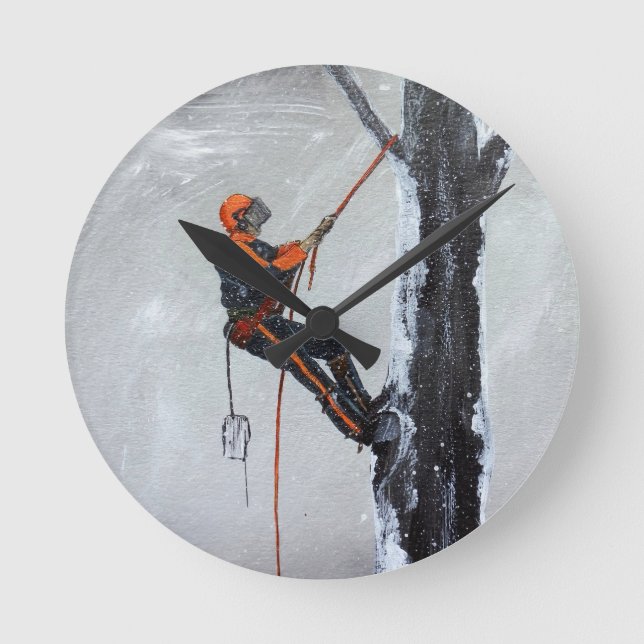 För Arborist transportsträcka Husqvarna long - Rund Klocka (Framsida)