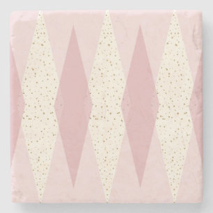 För Argyle för mitt- århundrade modern rosa Stenunderlägg