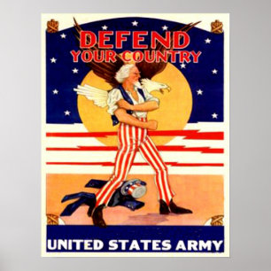 För arméUncle Sam för WWII US affisch