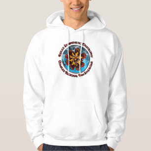 För armringglaciär för CRPS/RSD röd Hoodie fö