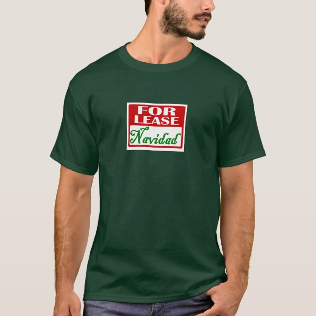 För arrende: Navidad Tee (Framsida)