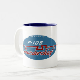 För arvkaffe för republik F-105 mugg