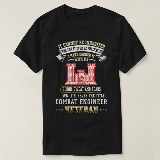 För att bekämpa veterandagsfonen i Ingenjör T Shirt (Design framsida)