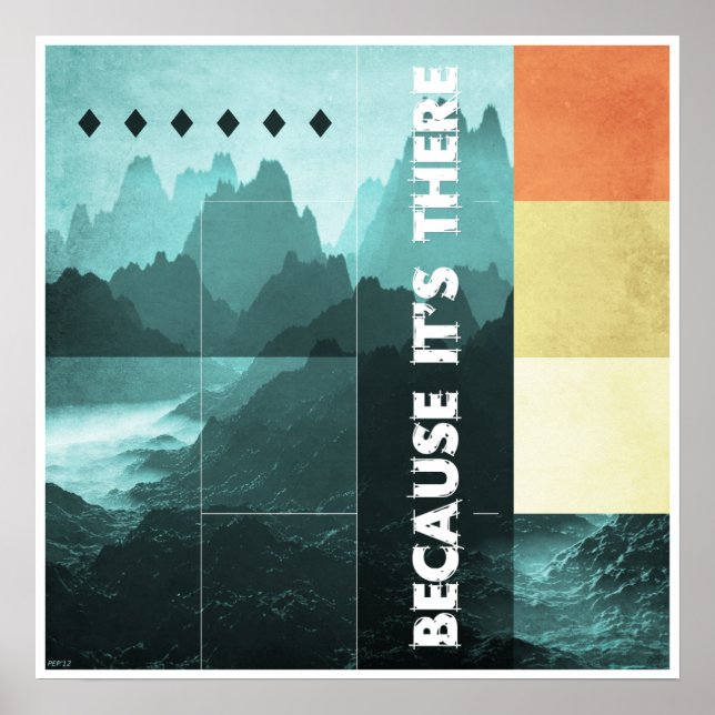 För att det är där poster (Framsidan)