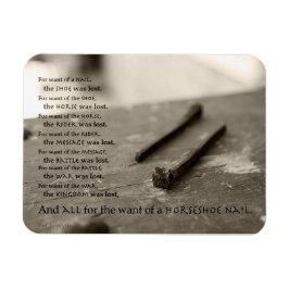 För att du vill ha en Nagel.. Skala magnet 3 tum m