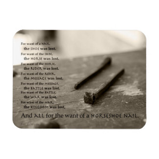 För att du vill ha en Nagel.. Skala magnet 3 tum m