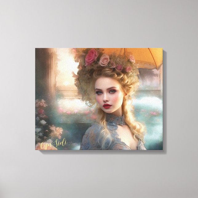 För att få igenom allt.. Carry an Parbrella Canvastryck (Framsida)