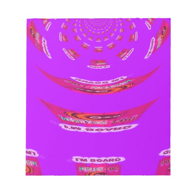 För att funny jag missar dig är jag uttråkad anteckningsblock (Framsida)