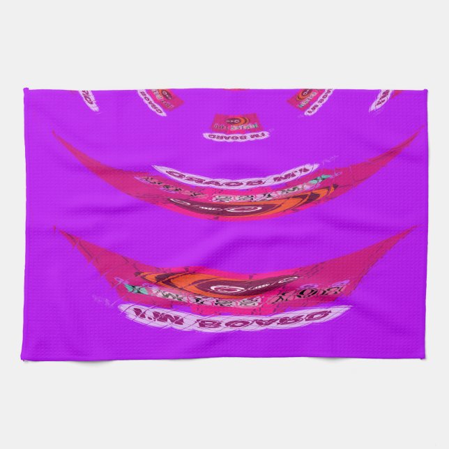 För att funny jag missar dig är jag uttråkad kökshandduk (Horisontell)