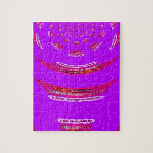 För att funny jag missar dig är jag uttråkad pussel (Vertikal)