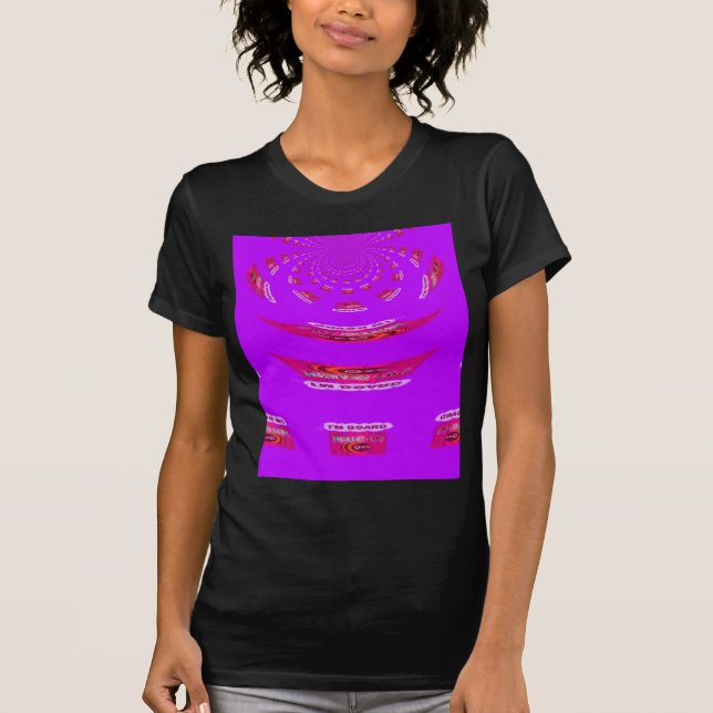 För att funny jag missar dig är jag uttråkad t-shirt (Framsida)