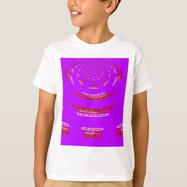 För att funny jag missar dig är jag uttråkad tee shirt (Framsida)