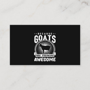 För att getter fryser Fantastisk flotta Goat Kär Visitkort